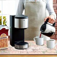 1 件郁金香兔子印花吸水碗碟干燥垫，新型防水厨房台面干燥垫，柔软硅藻土防滑快干垫，适用于厨房台面、咖啡机