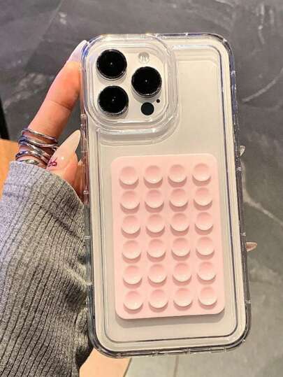 Etui na telefon Apple z przyssawką 3D na poduszkę powietrzną z motywem powrotu do szkoły, kompatybilne z 'em 15 16 16 plus 16 Promax 15 15 plus 15 Pro 14 Promax 14 Pro 14 plus 14 13 Promax 13 Pro 13 12 11 XR, wodoodporne, odporne na wstrząsy, odporne na upadki, odporne na zarysowania