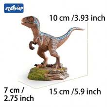 [Tem certificado infantil] Brinquedo modelo de dinossauro realista, estatueta de animal selvagem, brinquedo sensorial e presente de festa, adequado para decoração de quarto de crianças ou meninas e meninos