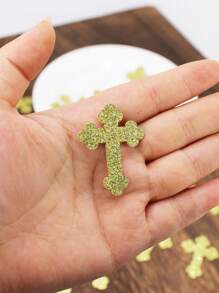 50pcs Gold Glitter Baby Shower, Christening, Baptism, Thanksgiving Party Table Confetti Decor,Christmas