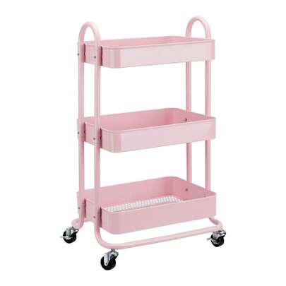 3-Tier Rolling Utility Or Kitchen Cart