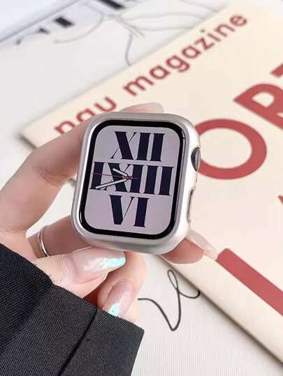 1 件表壳 - 星空色表壳，适合 2025 年夏季，新品，PC 硬质材料电镀玫瑰金/金色/银色/星空色镂空框架手表保护套，适用于 Watch Ultra 2 1 SE S9/8/7/6/5/4/3/2/1 系列，男女皆宜，手表爱好者，替换智能手表保护套 38/40/41mm 42/44/45/49mm，全球最畅销新产品