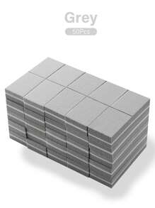 50件套指甲抛光器，抛光块锉海绵指甲抛光器，抛光块指甲锉100/180目，专业美甲工具，适用于亚克力指甲护理，打造最佳自然指甲护理效果 - 彩色 - 查看 13
