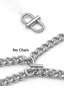 Adjustable Metal Bag Chain Strap With Clasp For Shortening Bag Chain Length Carabiner Clip Handbag Accessories