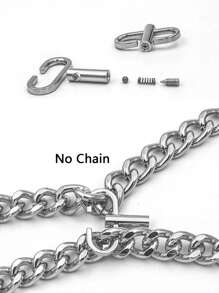 Adjustable Metal Bag Chain Strap With Clasp For Shortening Bag Chain Length Carabiner Clip Handbag Accessories