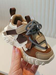 1 Paar modische, vielseitige, atmungsaktive und rutschfeste Sportschuhe für Kinder drinnen und Outdoor, Mädchen und Jungen Lässig Laufschuhe, rosa Prinzessinnen-Schuhe