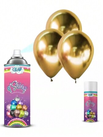 Abrillantador para Globos Brillo Extra Duracion Decoracion Fiesta Eventos Facil Aplicacion Spray Q´Shiny Qiao Antioxidante Protector Látex Metálicos Balloon Brightener