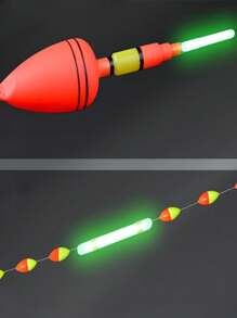 40pcs/Set Glow Sticks, Clip Holders, Luminous Float Sticks, Fishing Accessories