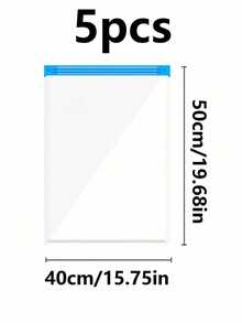 20pcs Vacuum Compression Bags, Vacuum Storage Bags, Luggage Organizer Bags, Travel Clothes Storage, Zipper Bags, Space Saver Bags, Travel Compression Bags, Reusable Packing Bags, Bedding Compressor Bags, Home Vacuum Sealer Bags, Saving Space For Cruise Travel Accessories, Suitable For Clothes, Blankets, Mattresses, Down Quilts, Pillows, Saving 80% Of Clothing Storage Space, Compression Sealed For Closet Storage, Home Travel - Multicolor - View 15