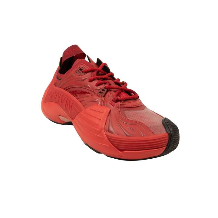 【関税込み】Lanvin レッド Flash-X スニーカー Lanvin Red Flash X Low Top Athletic Sneakers | SHEIN USA