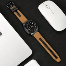 1 条 PU 皮革表带适用于三星 Galaxy Watch 7 Ultra 47 毫米智能手表硅胶表带适用于 Galaxy Watch Ultra 47 腕带配件 - for Watch 7 Ultra 47mm - 查看 3