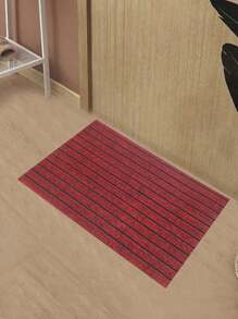 1pc Simple Striped Entrance Door Mat, Indoor Doormat