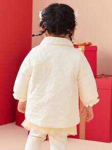 Balabala Baby Girls Clothes Baby Girls Outerwear Baby  Clothes 2024 New Year Of The Ox  Spring Fashion Cute