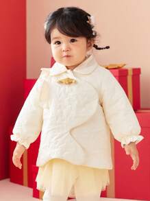 Balabala Baby Girls Clothes Baby Girls Outerwear Baby  Clothes 2024 New Year Of The Ox  Spring Fashion Cute