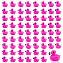 10/50/100/200 Chiếc Vịt Hồng Hạc Mini Bằng Nhựa, Vịt Hồng Hạc Nhỏ, Tượng Hồng Hạc Dễ Thương Cho Đồ Trang Trí Bánh, Vườn, Nhà Búp Bê, Cảnh Quan, Bể Cá, Đồ Thủ Công DIY - Đỏ - Xem 5