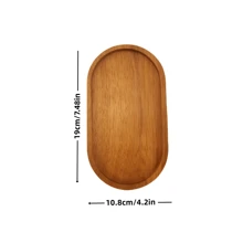 1pc Grote serveerschaal van palissanderhout, multifunctioneel voor dessert, ontbijt, sushi, gebakken goederen, snacks, fruit, geschikt voor thuiskeuken, restaurant, bakkerij, patisserie, keukenbenodigdheden, verschillende vakantiedessertdisplays