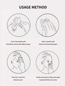 1 Packung mit 100 mattierenden ölabsorbierenden Papieren mit Spiegel und Puderquaste, ölkontrollierend, erfrischend und tragbar, können überschüssiges Öl im Gesicht aufnehmen, geeignet für Männer, Frauen, Anfänger, Hautpflegeprodukte, Blätterpapier, Schönheit, Hautpflege, Spa, Selbstpflege, Hautpflegewerkzeuge, Gesichtspflege, Ästhetikerbedarf, Haut, Gesichtsreinigung, Gesichtsbehandlung