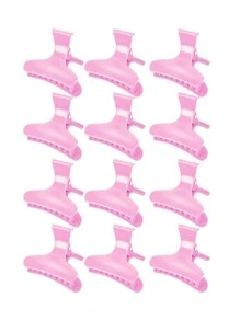 12 pièces Barrette à cheveux pour la segmentation, barrette à cheveux noire papillon pour le salon. Barrette à cheveux pour la coupe, la coiffure, la segmentation, la coloration. Accessoires pour cheveux avec pince à cheveux en forme de papillon, pinces à cheveux, pinces à cheveux, pinces à mâchoire, pinces à cheveux, pinces à cheveux