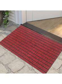 1pc Simple Striped Entrance Door Mat, Indoor Doormat