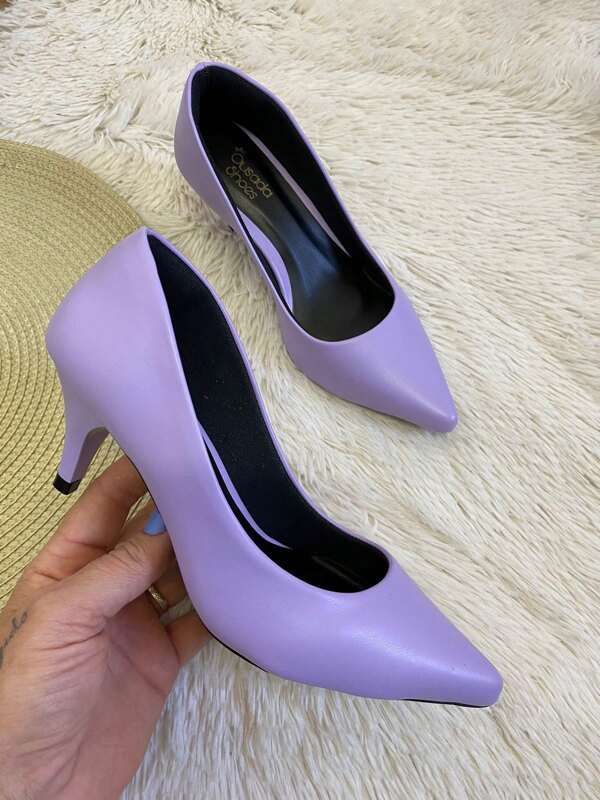 Scarpin Vivi Feminino Napa Salto Fino 5cm Confort