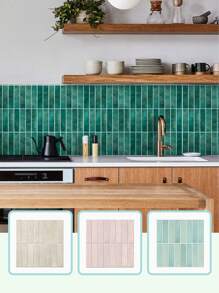 COMMOMY 3D Tile Stickers, 3D Mosaic Texture Peel And Stick Wall Tiles, Matte, Water And Mold Proof, 30 X 30cm, For Kitchen Decor, Bathroom Backsplash, RVs, Renters Wall Decor, Bedroom Decor, Pink Room Decor