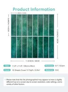 COMMOMY 3D Tile Stickers, 3D Mosaic Texture Peel And Stick Wall Tiles, Matte, Water And Mold Proof, 30 X 30cm, For Kitchen Decor, Bathroom Backsplash, RVs, Renters Wall Decor, Bedroom Decor, Pink Room Decor