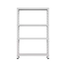 Compact Steel Shelf With 3 Shelves - Capacity 60kg - 95cm X 60cm X 30cm - 白色 - 查看 2