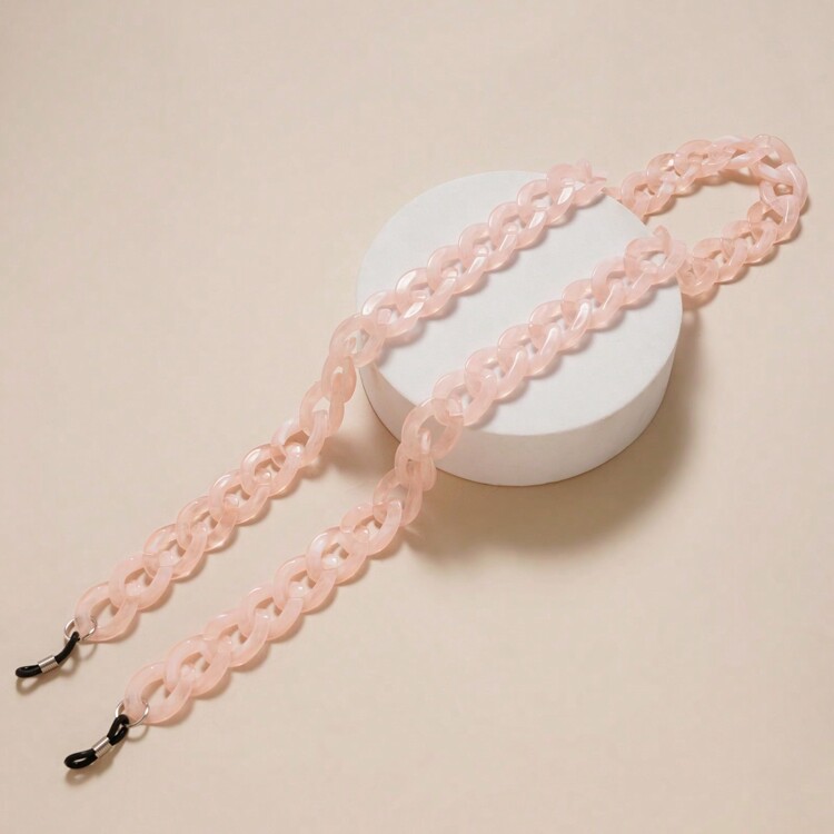 1 件装街头风格休闲亚克力眼镜链时尚太阳镜挂绳防滑眼镜配件女士眼镜配饰 - 彩色 - 查看 9