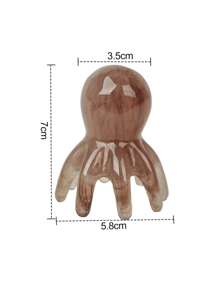 1pc Wide Tooth Massage Comb, Cute Octopus Shape Resin Material, Smooth Round Teeth Relaxing Scalp, 4 Color Options,Hair Brush,Comb,Hair Tools,Hair Products And Accessories For Barber Salon Beauty Travel Essentials
