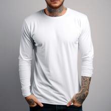 Men's T-Shirt Sun Protection Uv 50+ Motoboy Cyclist Various Colors Sizes S/M/L/XL - trắng - Xem 2