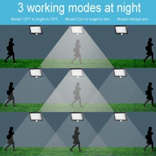 Éclairage solaire extérieur, 56 LED éclairage solaire extérieur avec détecteur de mouvement, étanche, angle d'éclairage de 120°, applique murale solaire pour jardin avec câble de 5 m