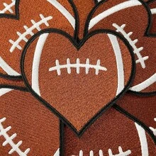 12pcs/Set Sports Lover Love Football Cute Embroidered Patch Funny Ironed-On Embroidered Applique DIY Accessory For Clothes Backpack Shoes Ironing Repair Patch - Multicolor - View 4