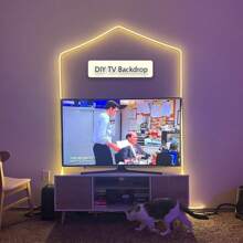 1 个 LED 霓虹灯带防水 5V USB COB LED，带柔性可调光白色 LED 灯带 3000-6500K，适用于电视背光、卧室、橱柜、厨房、DIY 照明/万圣节装饰、房间装饰、派对装饰（白光、中性光、暖白光）