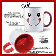 Caneca xicara porcelana Jesus Cristo Santa Ceia 24