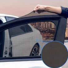 Car Window Screens, Front And Rear Window Sunshades, Car Sunshades And Camping Sunshades - Black - View 6