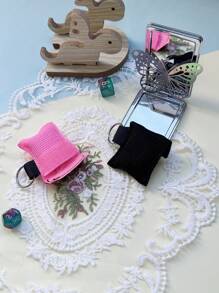 2pcs CPR Emergency Mask Portable Keychain With One-Way Valve Breathing Mask First Aid Rescue Emergency Kit Disposable CPR Mask Face Shield First Aid Mask Lanyard Card Holder Lanyard With Id Holder Card Holder Lanyard Id Badge Holder - Multicolor - View 3