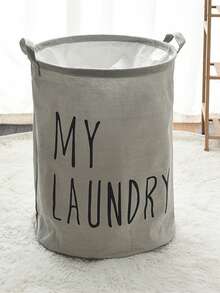 WHICHLIFE 1pc Foldable Waterproof Japanese Style Large Cloth Toy Laundry Basket, Suitable For Bathroom And Daily Use - Multicolor - View 12