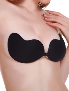 1 对芒果形硅胶乳头贴粘性胸罩，女士肤色隐形胸罩聚拢乳房贴片防凸起提升乳头贴片，性感隐形胸罩，内衣乳头贴，女士胸罩，隐形聚拢胸罩露背无肩带胸罩无缝前扣胸罩内衣女士自粘硅胶粘合剂 - 彩色 - 查看 9