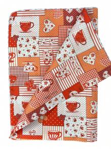 Kit com 3 Toalhas de mesa Retangular PA 6 Lugares 2,00m x 1,40m - Multicolorido - Visão 4