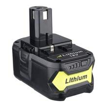 18V Replacement 5.5Ah Battery For Ryobi P102 P103 P104 P105 P107 P108 P109 P122 For Ryobi ONE+ 18-Volt Tools Li-Ion Battery - Black - View 4