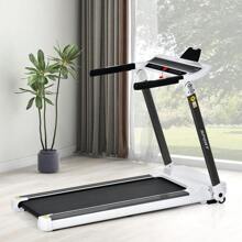 Cinta de correr compacta y portátil; Eléctrica motorizada de 3,5 HP; 14 km/h; Máquina de correr motorizada media de 330 libras; Plegable para gimnasio en casa, fitness, entrenamiento, trote y caminata; Altavoz Bluetooth APP FITIME - Tipo de Enchufe B USA (110-127V) - Ver 7