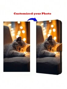 Customized Wallet Phone Case With Card Holder Stand & Lanyard, Gift Custom,Personalized,Unique,Customized Ideal Gifts For Him Boyfriend,Girlfriend,Family,Friends,Grandparents,Couple,Pet Lovers For Anniversaries,For Birthdays,For Graduation,For Weddings,For Christmas,For Halloween,For Winter,For Prom,For Fall,For Mother's Day,For Father's Day Iphone Case,Phone Cover,Phone Accessories