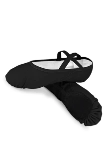 Women Thickened Comfortable And Breathable Canvas Dance Shoes, Soft Soles Ballet Shoes, Yoga Shoes, Dance Practice Shoes, Slip-On Flats, Indoor Slippers