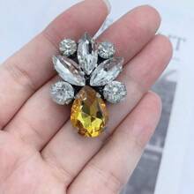 1-20pcs/Set Handmade Self-Adhesive Diamond Rhinestone Multicolor Water Drop Glass Decoration, Suitable For Shoes, Clothing, Bags, Accessories, Hair Clips, Non-Woven Fabric Clothing Accessories, Elegant Quality And Careful Craftsmanship