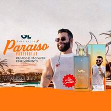 Perfume Gusttavo Lima GL Embaixador Paraiso Particular Deo Colônia 100ml - Masculino - Original Sealed Invoice - Afrutado y cítrico - Ver 3