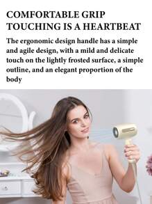 CRASTS 专业吹风机，快干低噪音，配有一个用于卷发器和直发器的空气收集喷嘴，3 种设置适用于风力和家庭及沙龙使用，护发礼物 - 查看 9