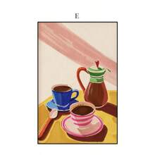 1 pièce Peinture sur canevas d'art de niche, peinture à l'huile pour la décoration de la maison, affiche vintage, peinture d'art de vie, décoration pour la salle de séjour, la chambre à coucher, la salle à manger, images artistiques esthétiques sans cadre