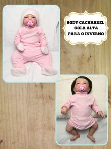 Cacharrel High Neck Bodysuit Bebe Ribana Winter Ribbed Clothing - 米色 - 查看 5