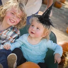 Halloween Decorations Witch Magic Party Hat Headband Masquerade Ball Performance Lace Sequin Hat Headband,Christmas