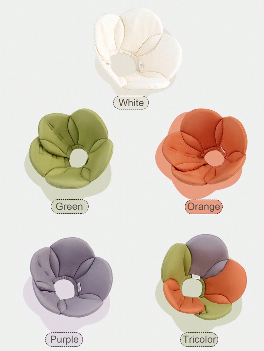 ABLAZE ZAI 1pc Soft Fabric Flower Shaped Adjustable Cat Recovery